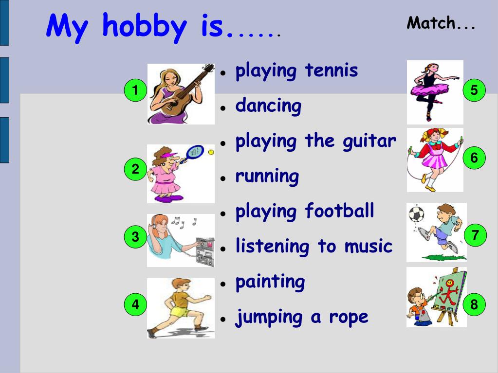 presentation of hobby