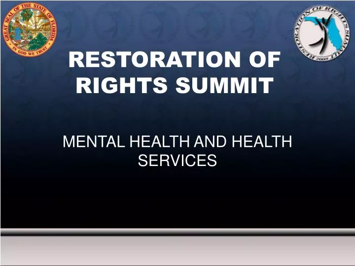 restoration of rights summit n.