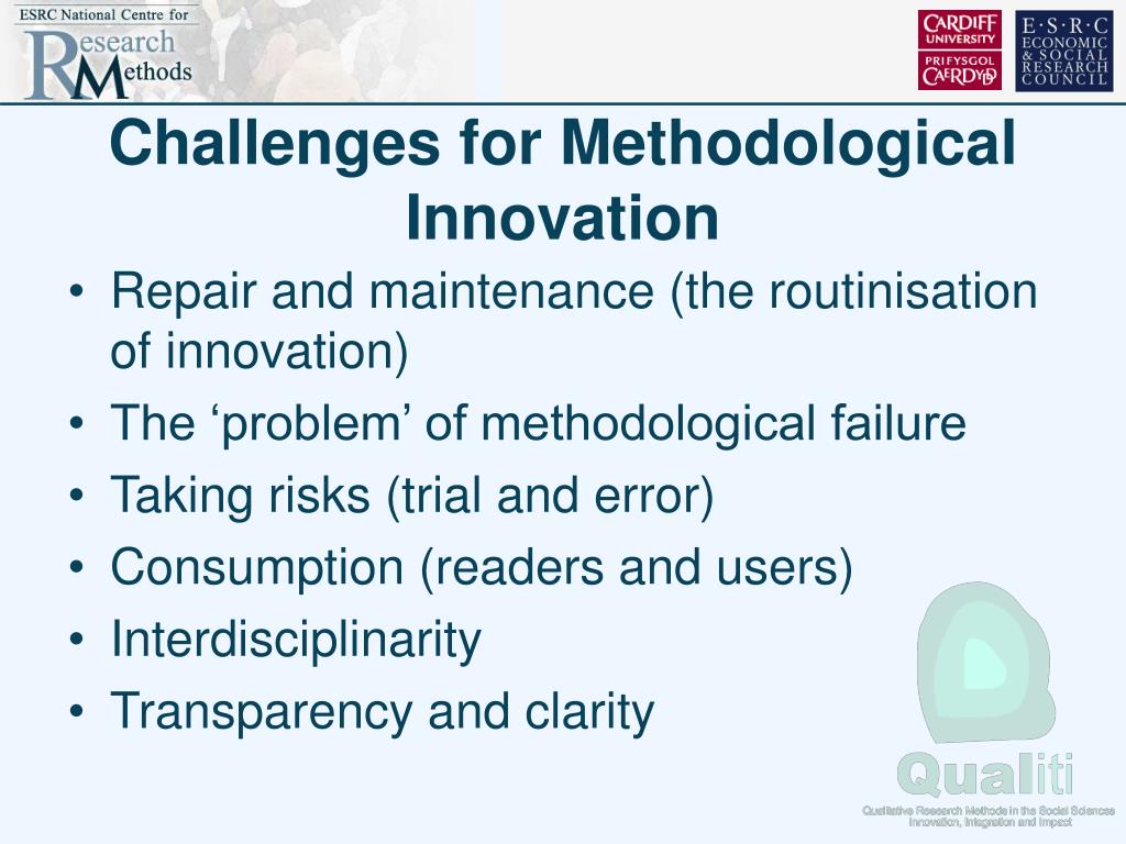 PPT - Innovation In Qualitative Research Methods: Possibilities And ...