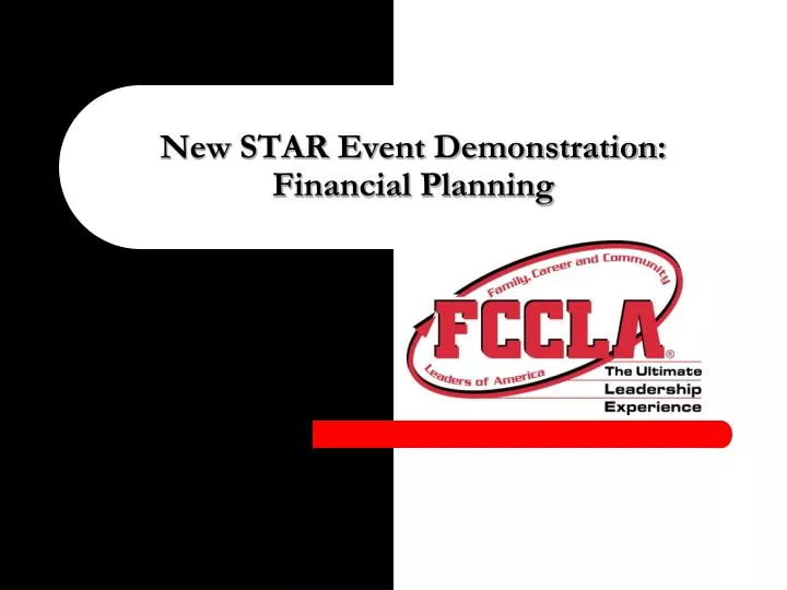 new star event demonstration financial planning n.