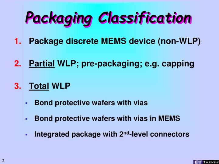 PPT 8 MEMS Packaging PowerPoint Presentation ID627742