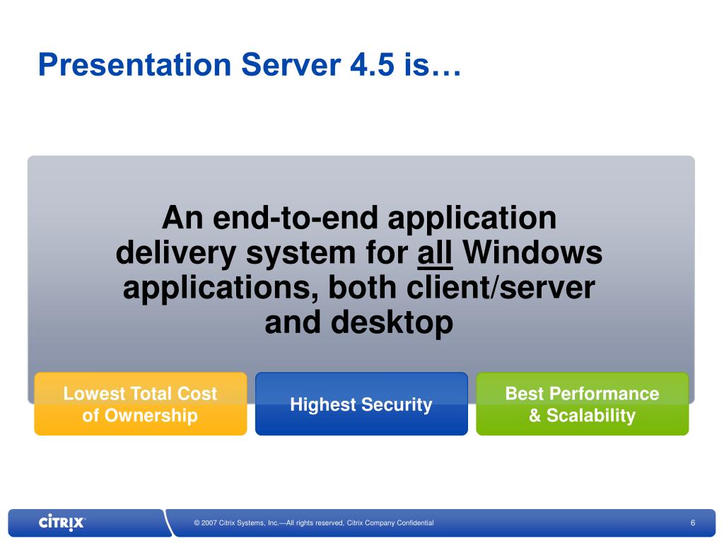 what is a presentation server