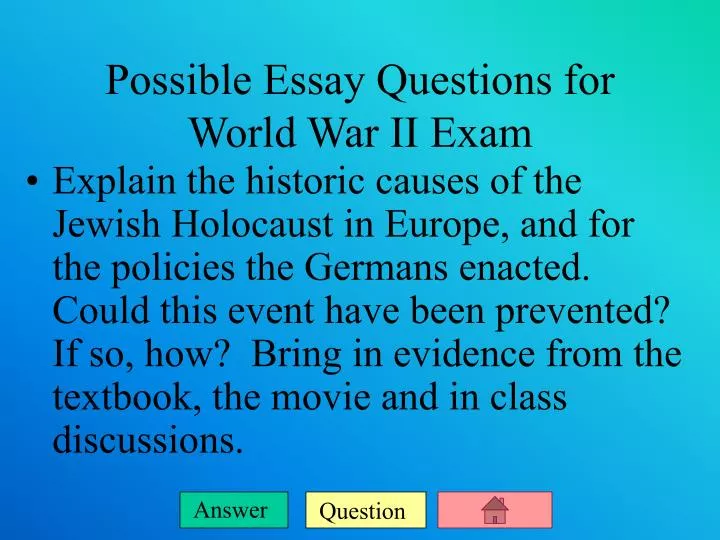 possible essay questions for 1984
