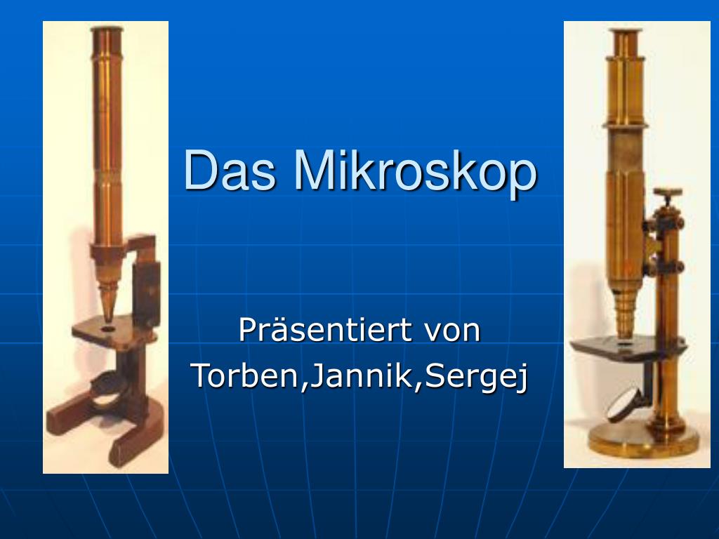 PPT - Das Mikroskop PowerPoint Presentation, free download - ID:629997
