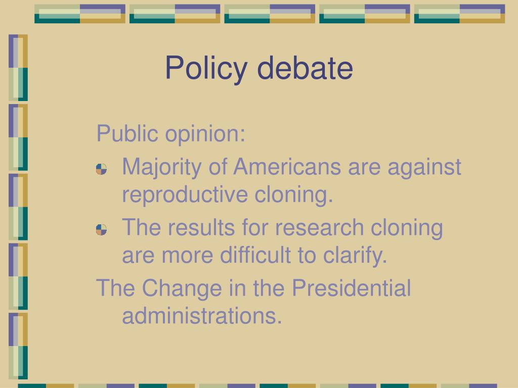 PPT The Strong Arm behind the Cloning Debate the Introduction of