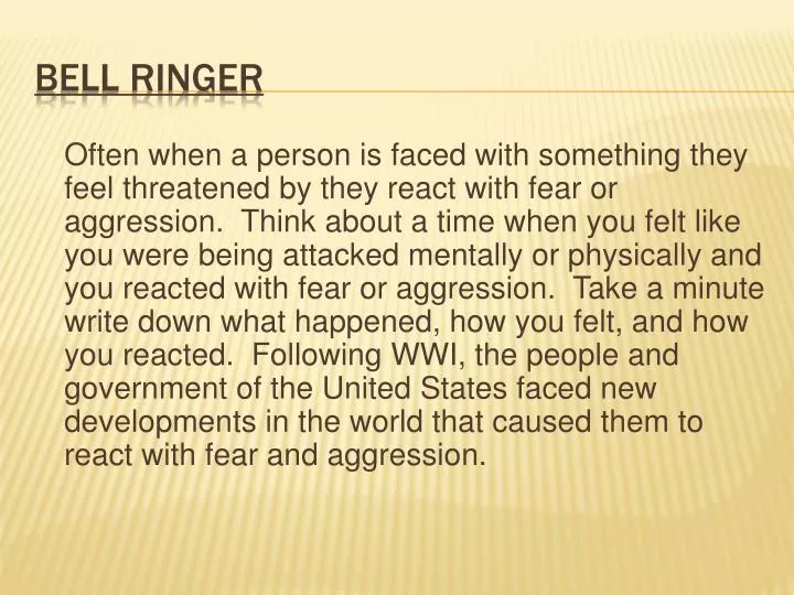 PPT Bell Ringer PowerPoint Presentation, free download ID630903