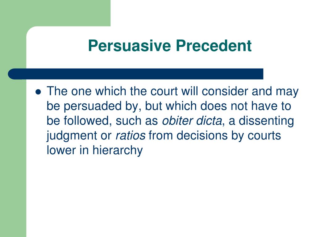 PPT - The Doctrine of Precedent PowerPoint Presentation, free download -  ID:631974