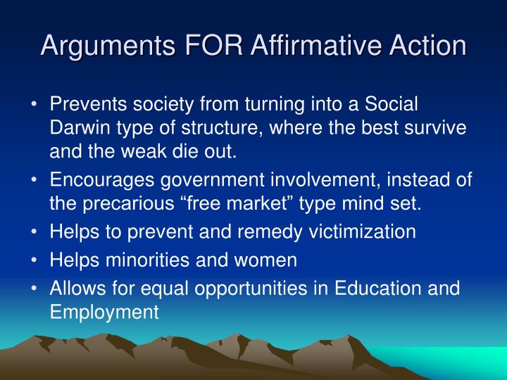 affirmative action argumentative essay outline