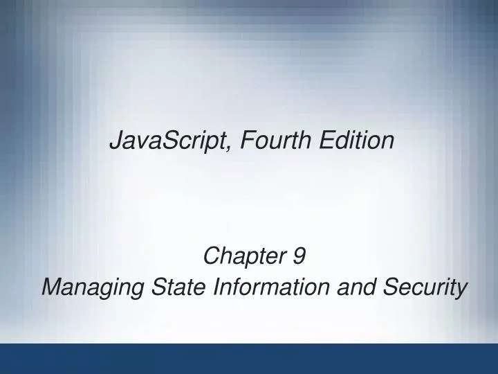 PPT - JavaScript, Fourth Edition PowerPoint Presentation, free download ...