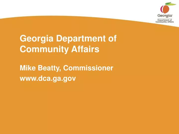 georgia department of community affairs n.