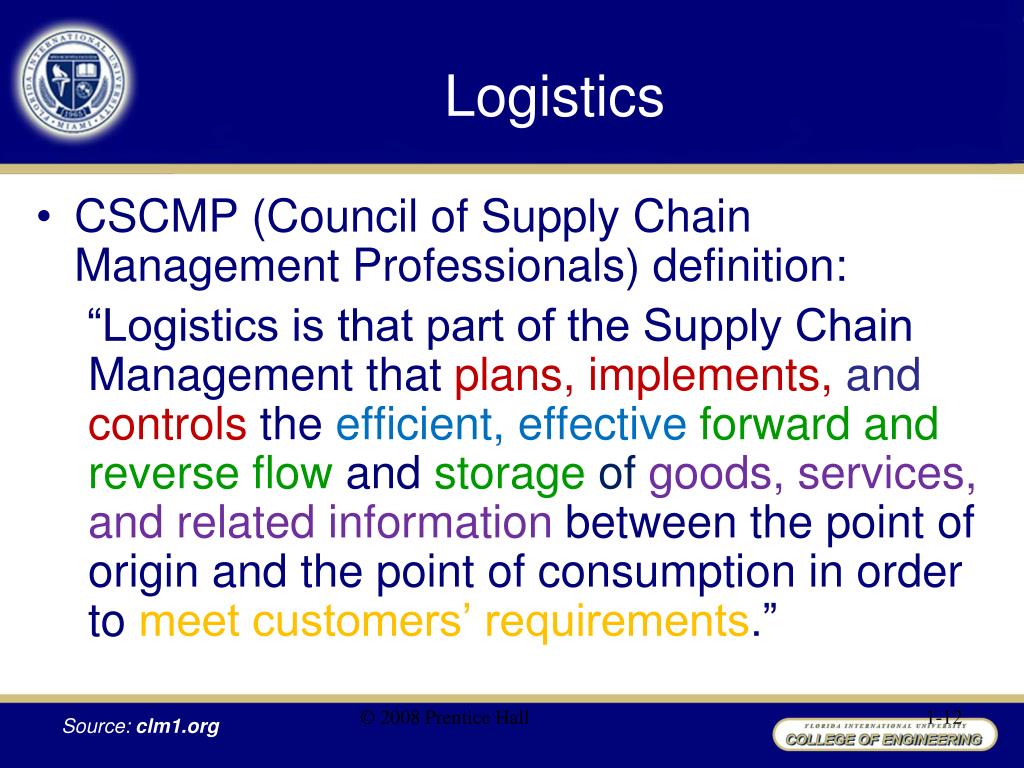 PPT - CHAPTER 5 The Supply Chain Management Concept ...