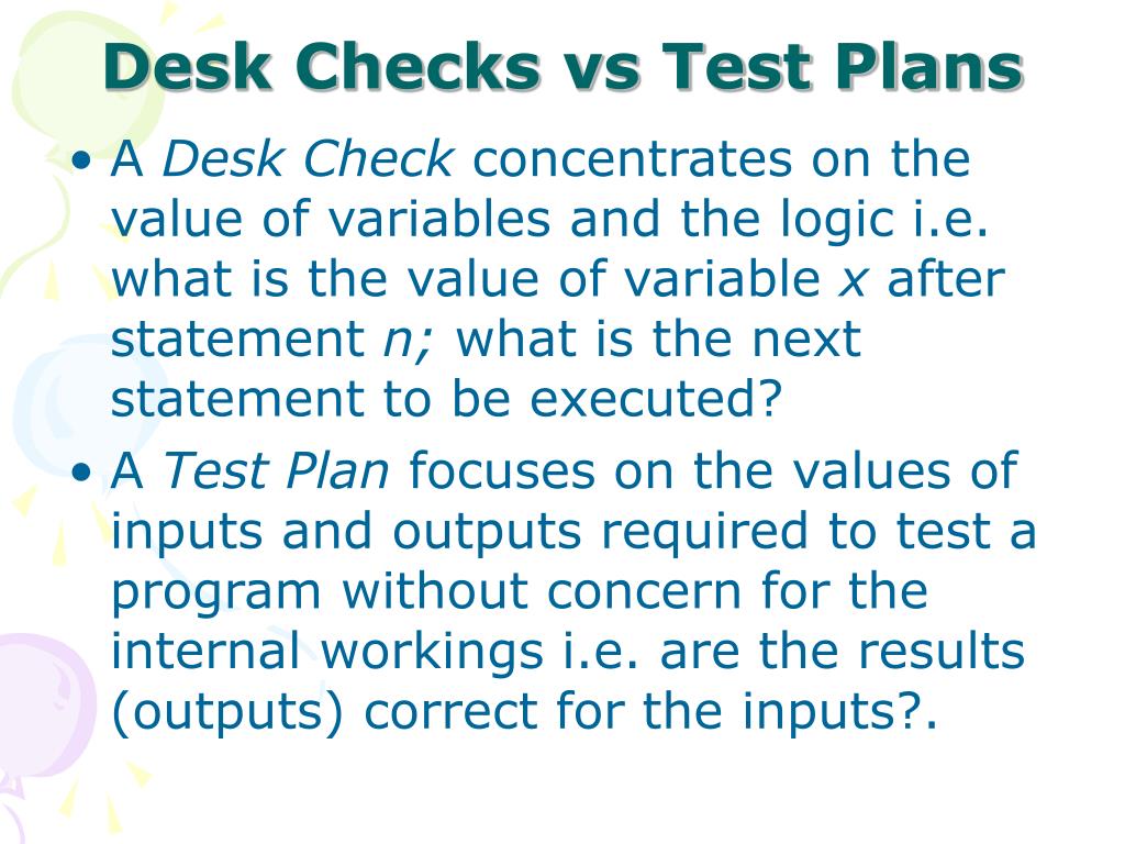 PPT Desk Checking PowerPoint Presentation, free download ID634230