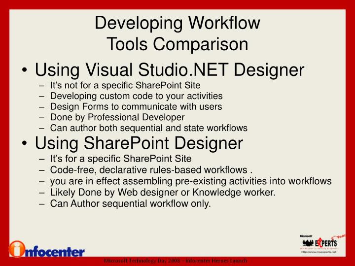 workflow tools comparison ppt creating business workflow using sharepoint designer workflow tools comparison ppt creating business workflow using sharepoint designer