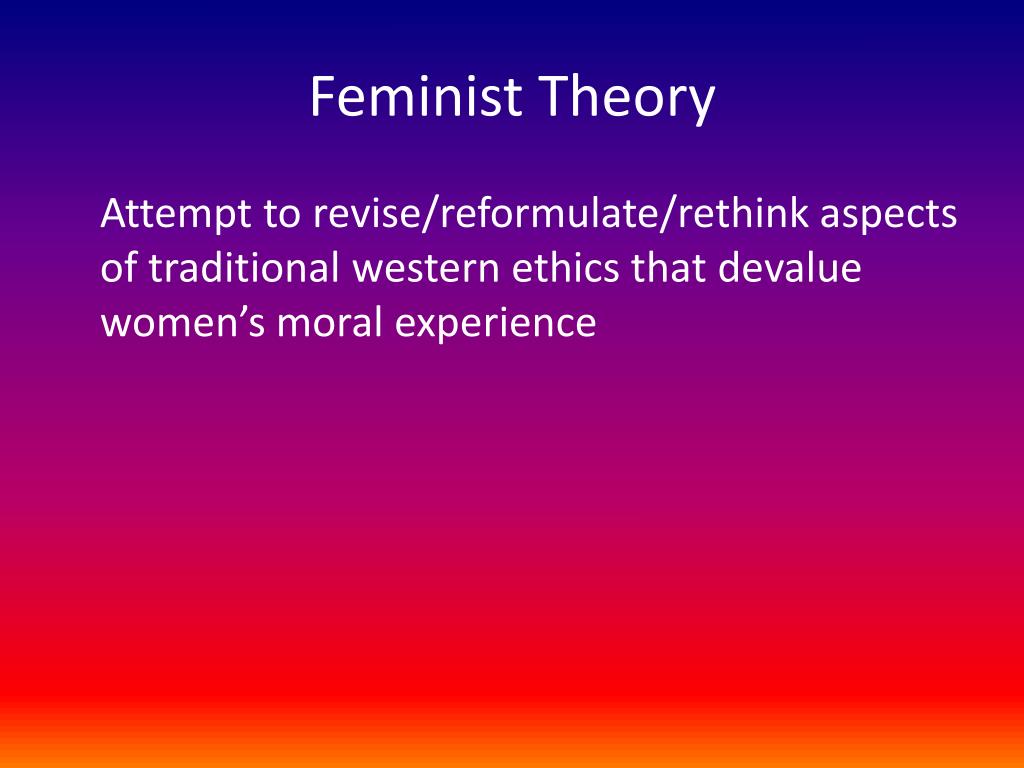 feminist theory in psychology