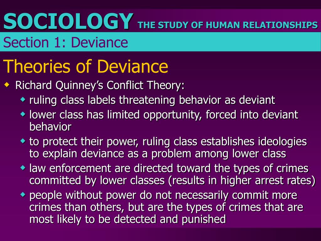 deviance theory case study