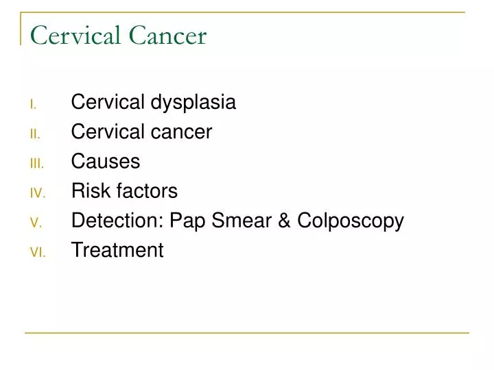 cervical cancer n.
