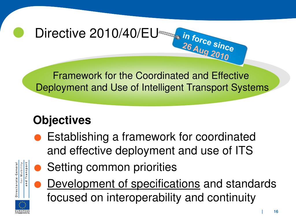 Its Directive 2010 40 Eu