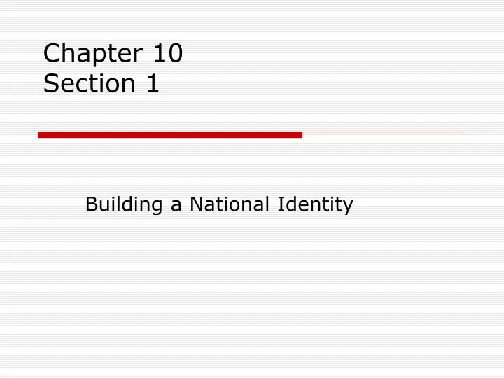 chapter 10 section 1 n.