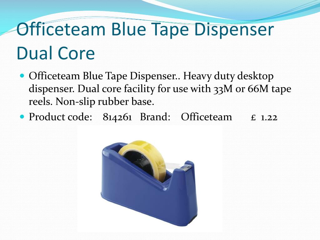 PPT SELLOTAPE DISPENSER PowerPoint Presentation free download