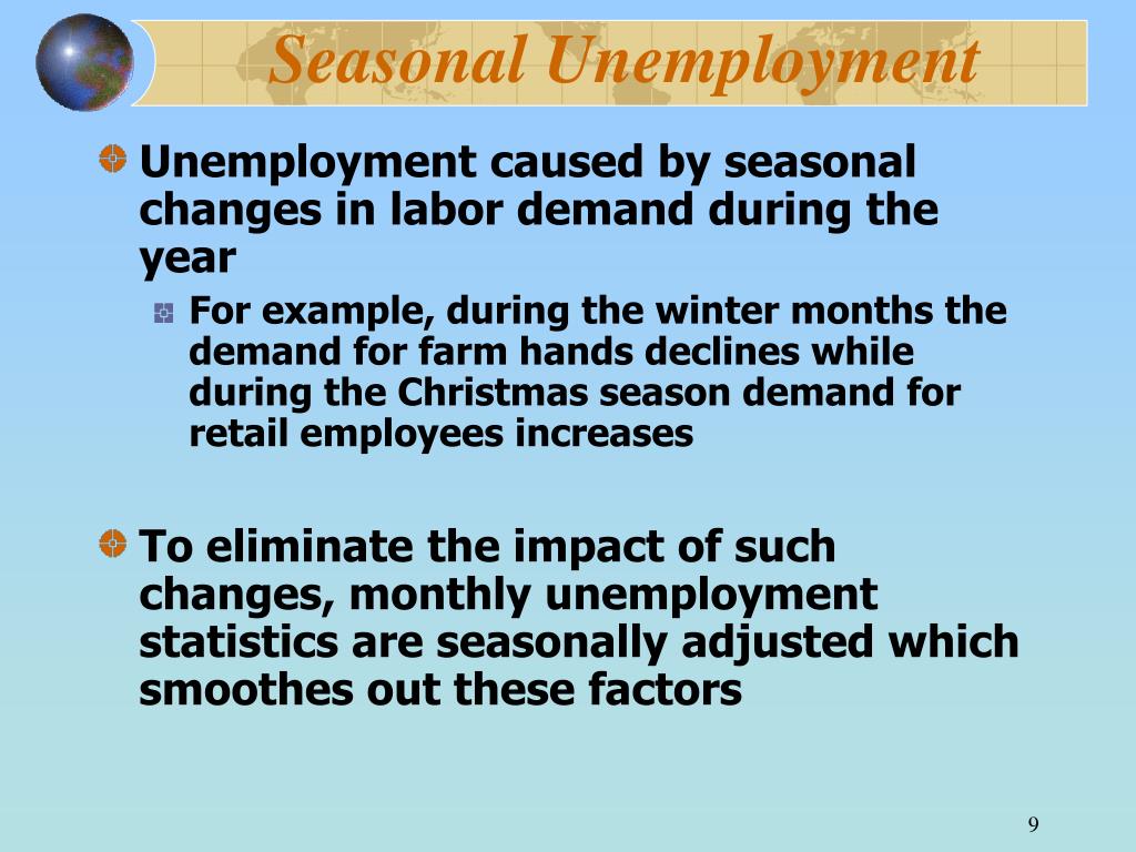 Unemployment for seasonal jobs