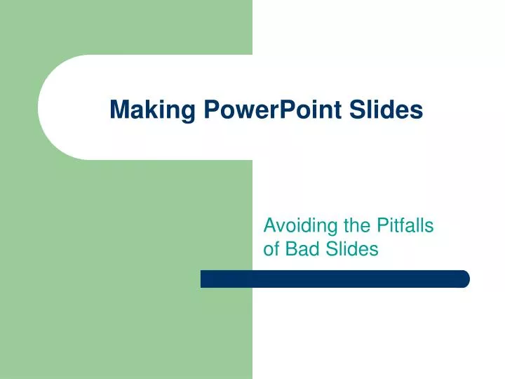 making powerpoint slides n.