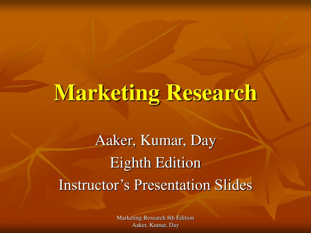 marketing research ppt download