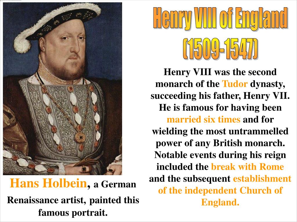 Реферат: Reign of Henry VIII