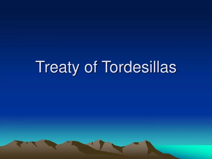 treaty of tordesillas n.