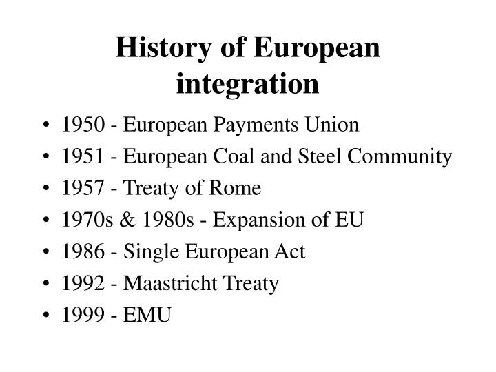 Ppt History Of European Integration Powerpoint Presentation Free Ppt History Of European Integration Powerpoint Presentation Free