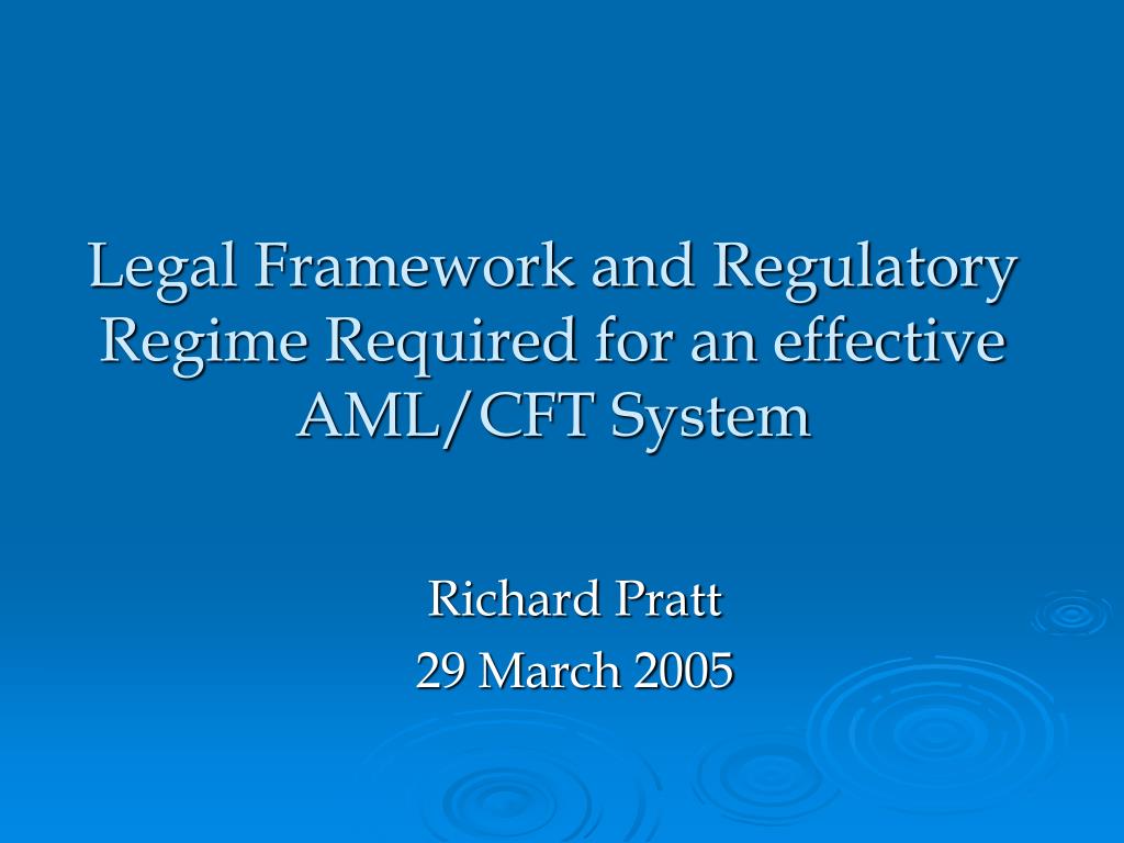 legal and regulatory requirements legal and regulatory requirements