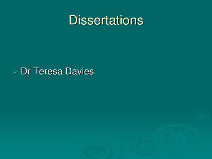 dissertations n.