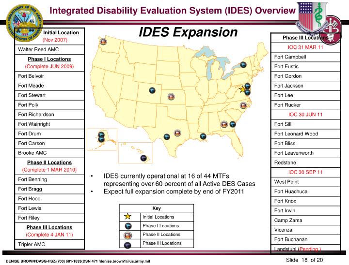 PPT - Integrated Disability Evaluation System (IDES) PowerPoint ...