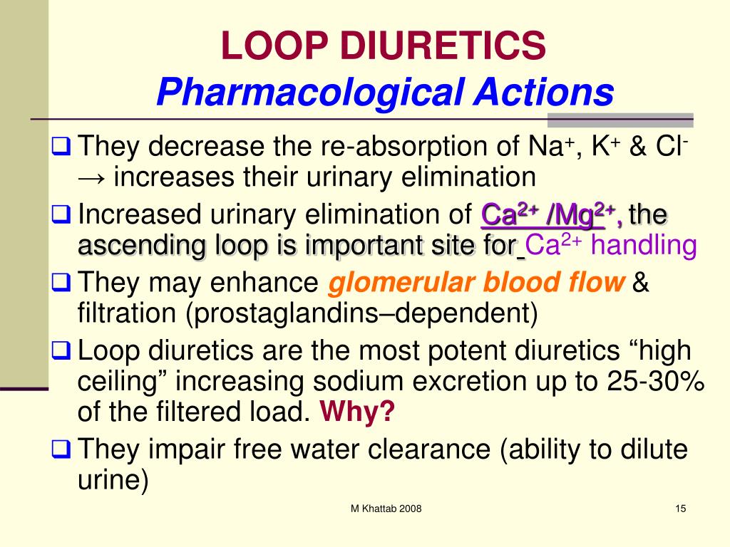 Ppt Diuretics From Diuresis To Clinical Use Powerpoint