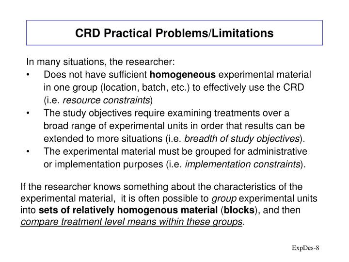 PPT - Experimental Design Concepts: Blocking (Chapters 14 & 15 ...