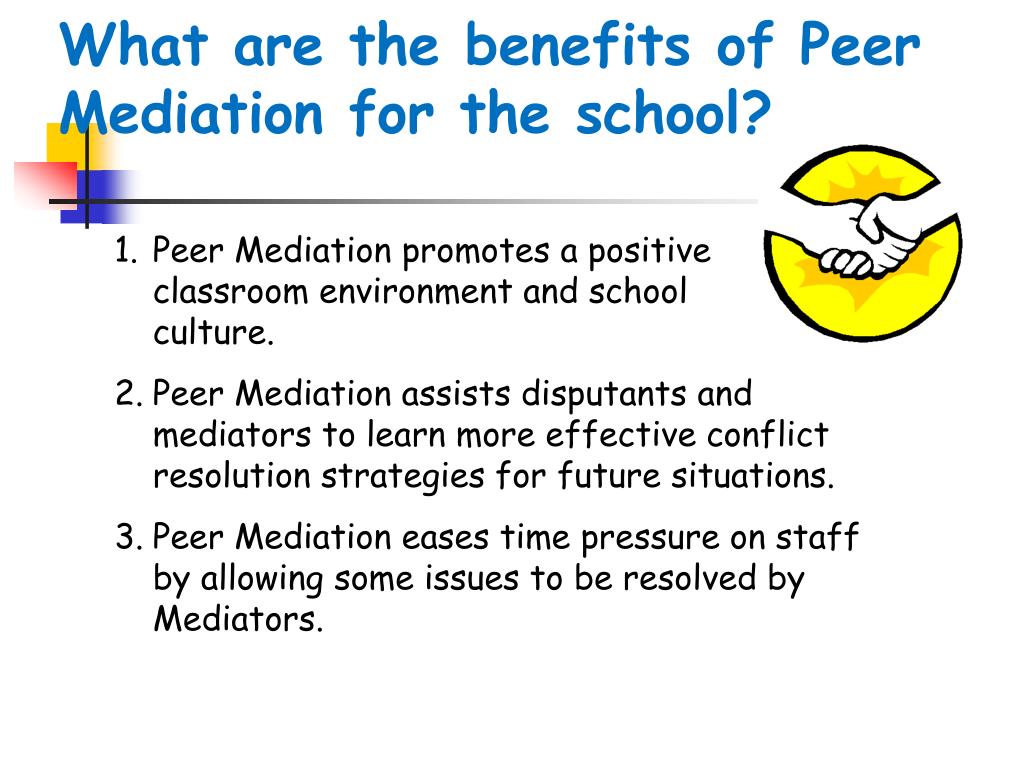 What is Peer Mediation? How Does it Help Schools? • Region 13's Blog