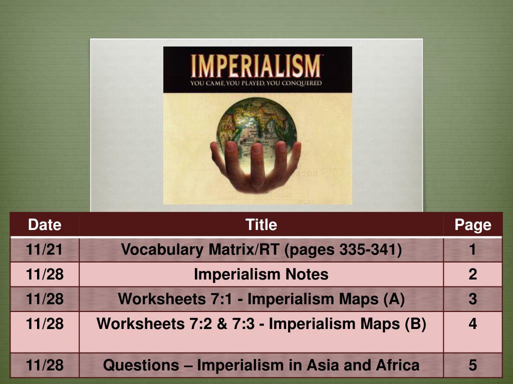 imperialism powerpoint Belgium territory although the leaders of the old imperialism powerpoint presentation author: nathan last modified by: wsfcs workstation created date. imperialism powerpoint Belgium territory although the leaders of the old imperialism powerpoint presentation author: nathan last modified by: wsfcs workstation created date.