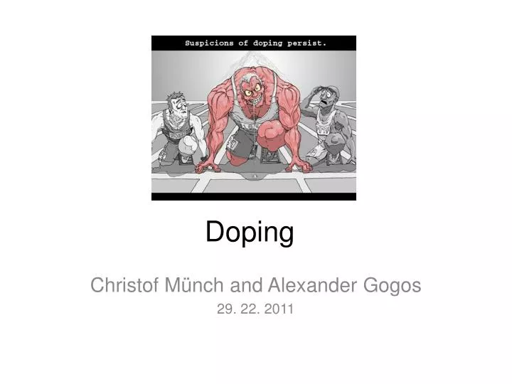 doping n.