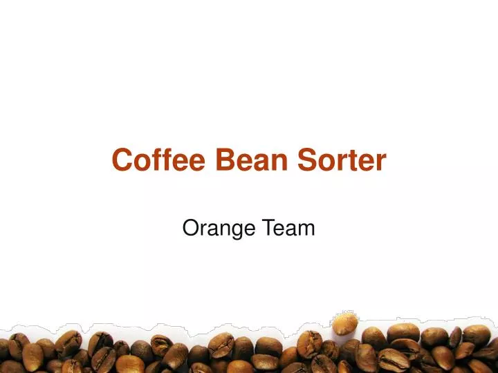 coffee bean sorter n.