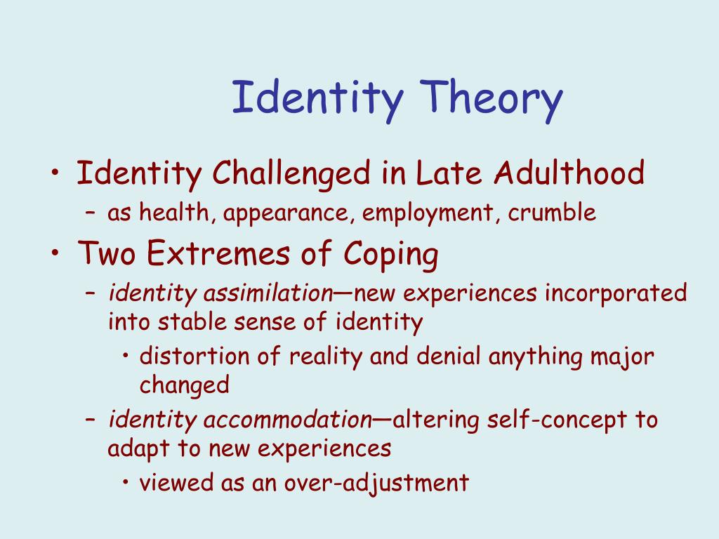 identity theory death