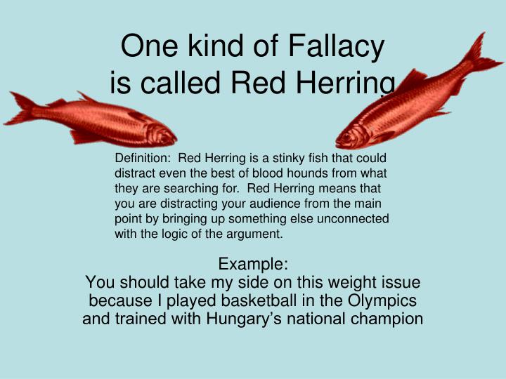 red herring logical fallacy example red herring logical fallacy example