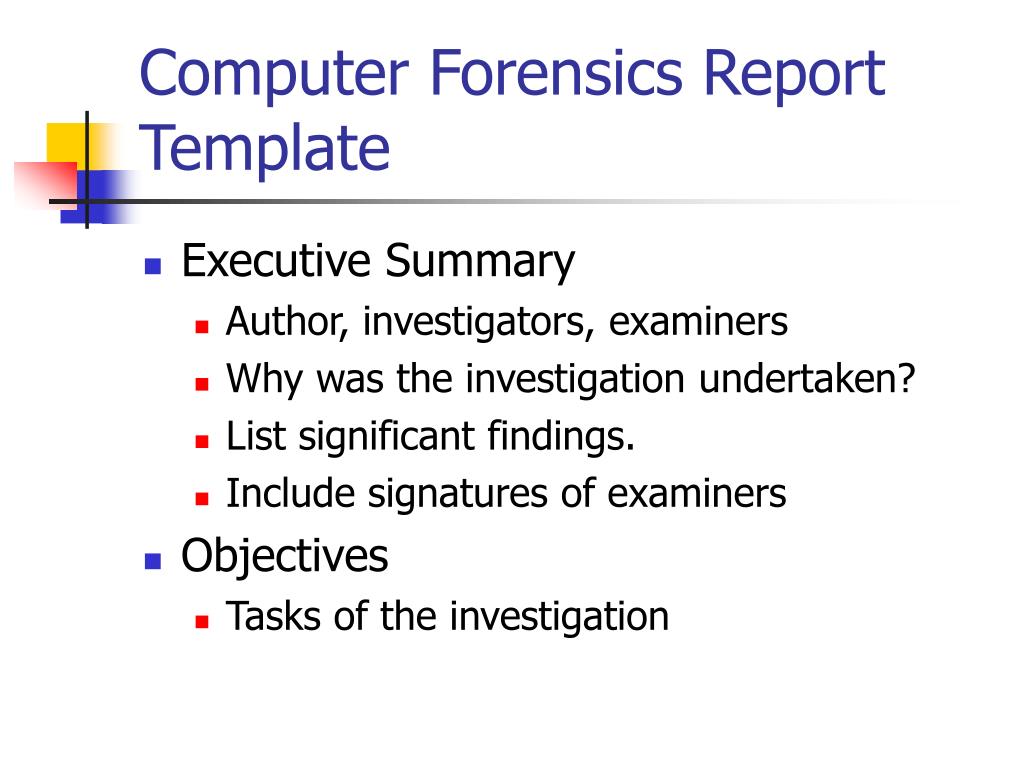 PPT - COEN 23 Computer Forensics PowerPoint Presentation, free Pertaining To Forensic Report Template