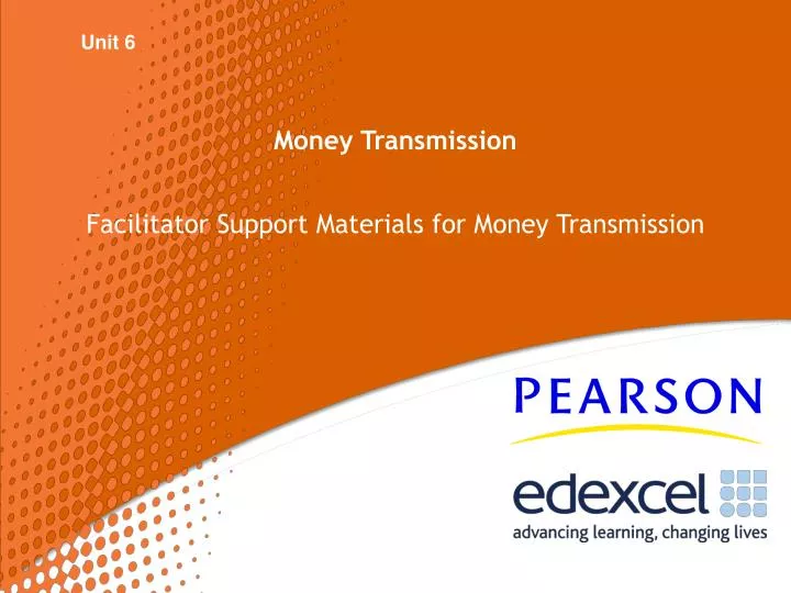 PPT Money Transmission PowerPoint Presentation, free download ID642715