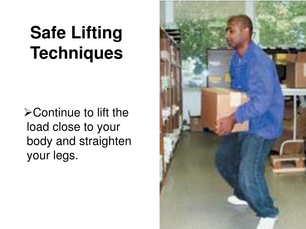 powerpoint presentation on safe lifting