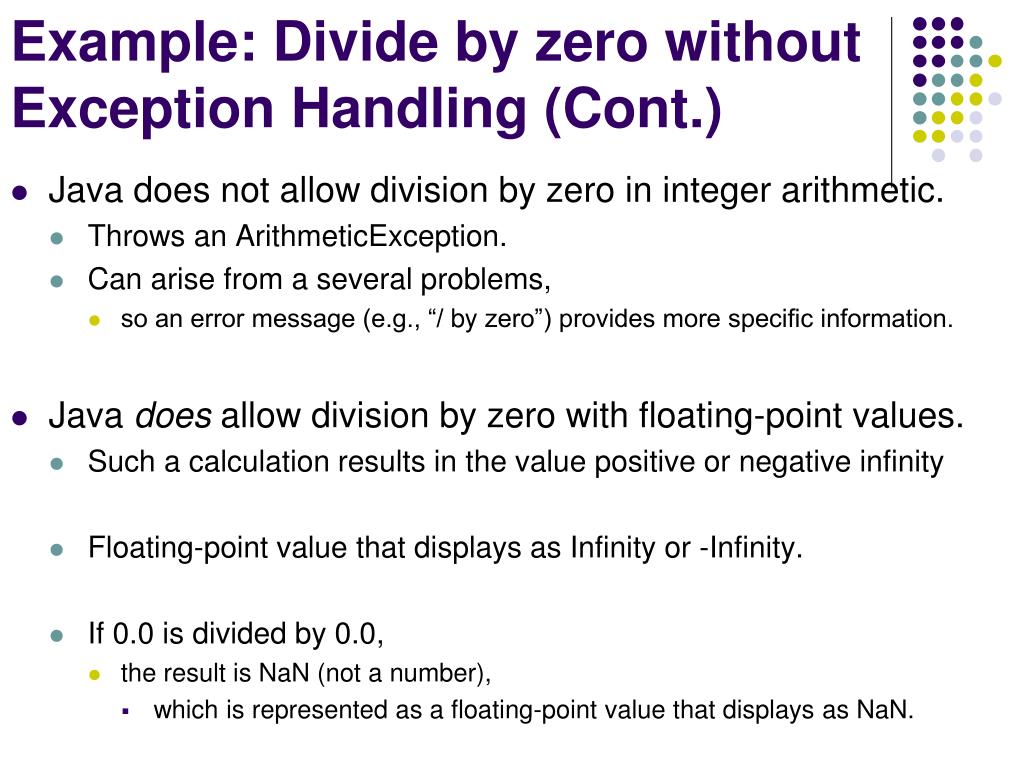 PPT Exceptions in Java PowerPoint Presentation, free download ID643155