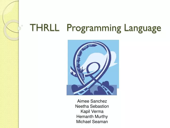 thrll programming language n.