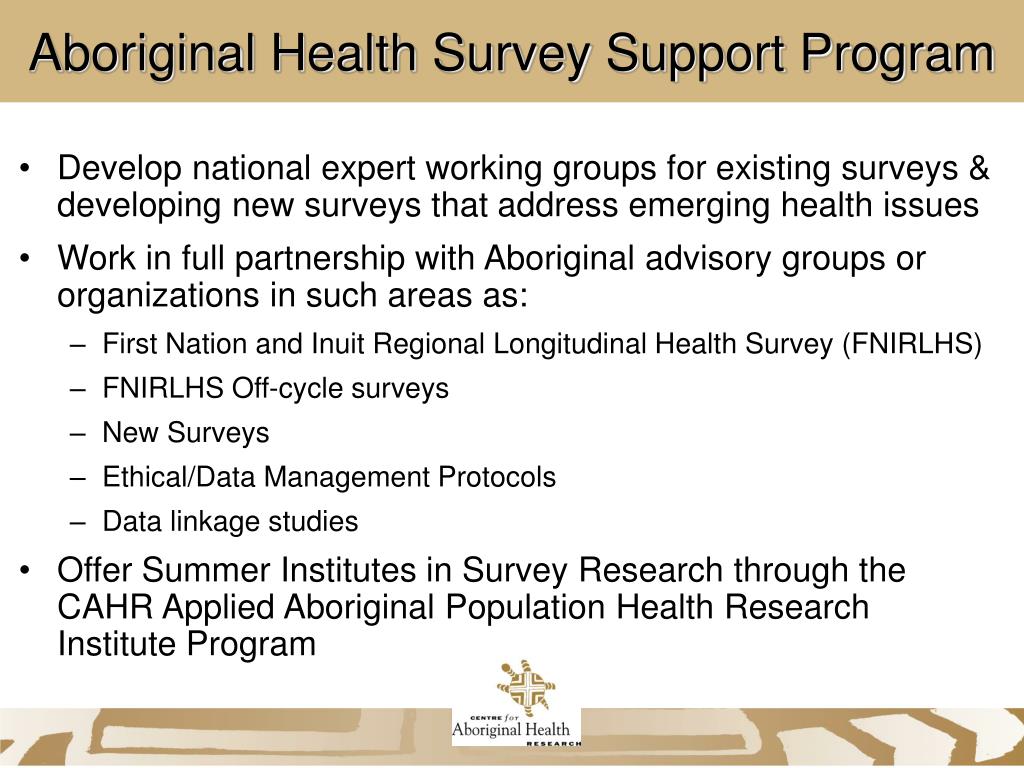 PPT - Manitoba First Nations Centre for Aboriginal Health Research ...