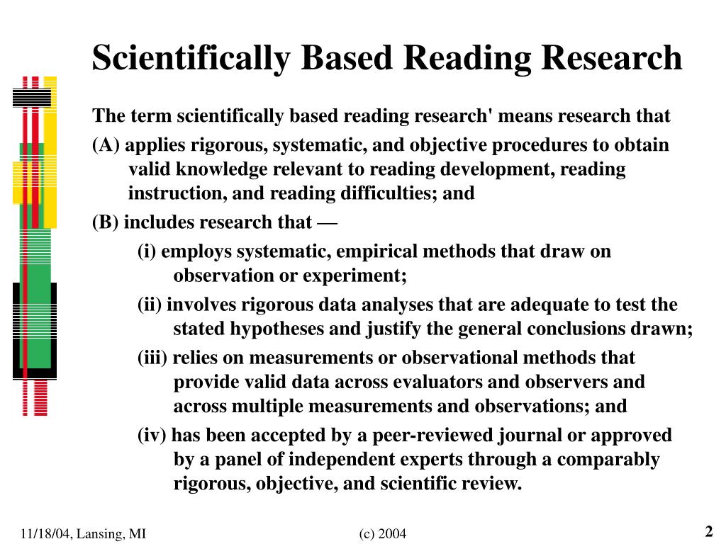 research study on reading