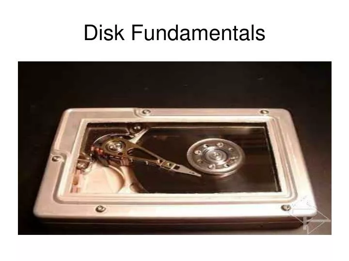 disk fundamentals n.