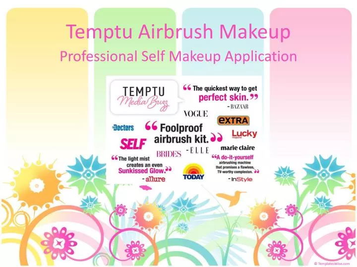 PPT Temptu Airbrush Makeup A Gamechanger In Cosmetic Industry 