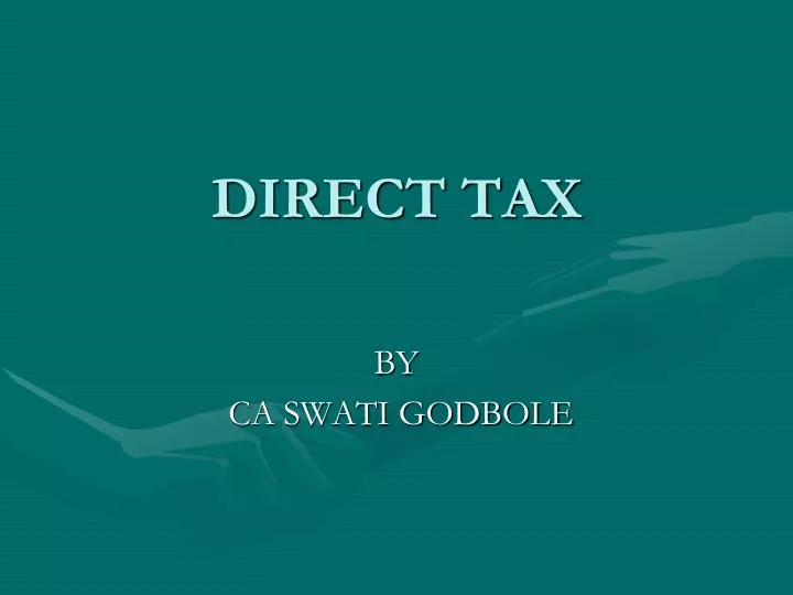 direct tax n.
